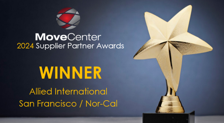 Allied International San Francisco Move Center Partner Award